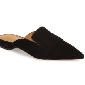 Tory Burch Rosalind 20mm Lancaster Suede Mule Slides Size 10